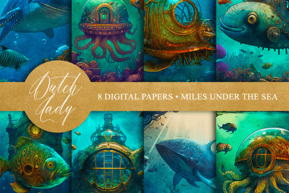 Download Miles Under the Sea Art Illustrations - Illustration Collection